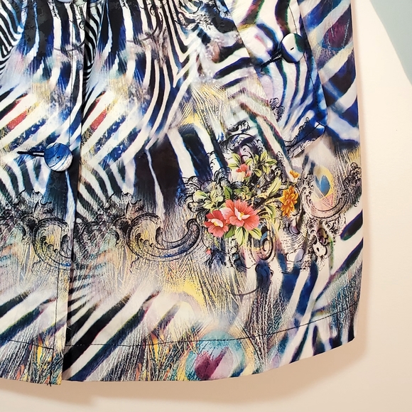 Etoile Du Monde Multicolor Button Jacket - Picture 8 of 16